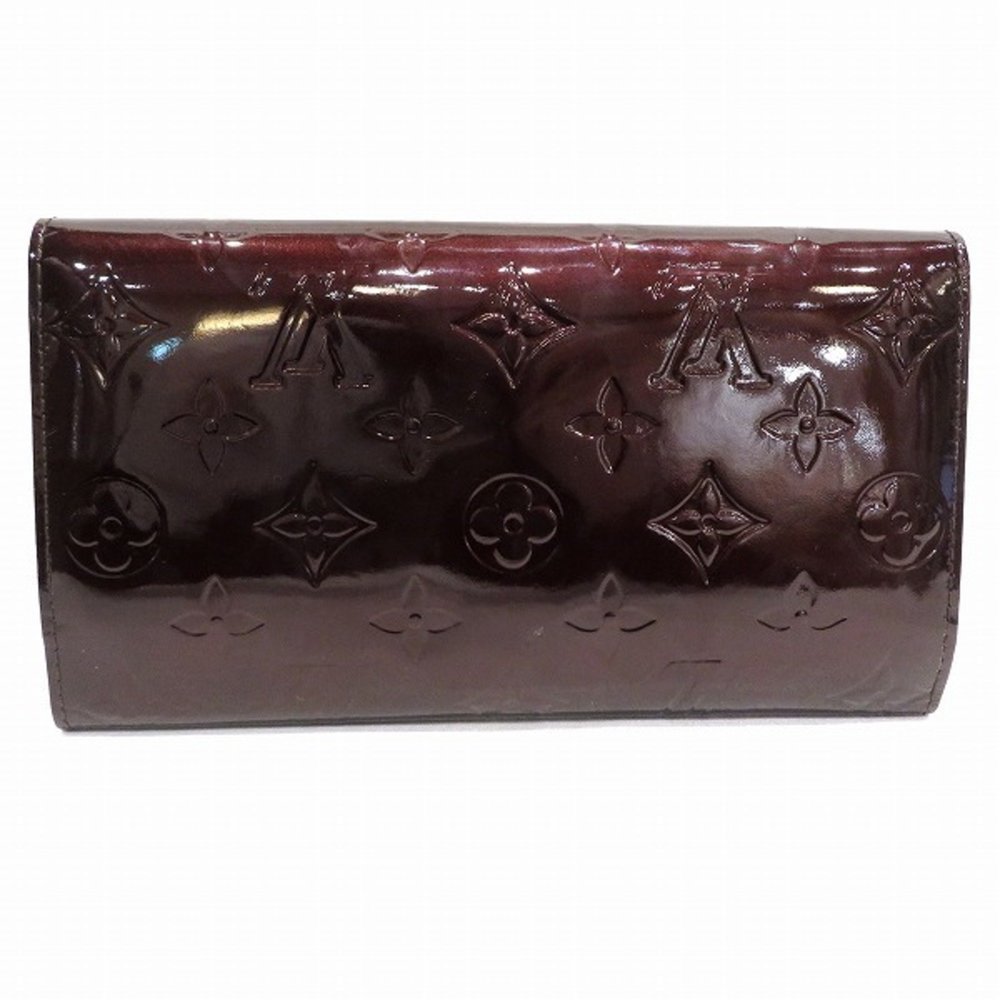 LOUIS VUITTON Monogram Vernis Portefeuil International M91998 Wallet 3-fold Wome - Picture 7 of 9
